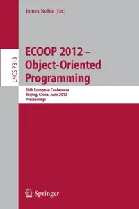 Buy ECOOP 2012 -- Object-Oriented Programming (English, James Noble) — BookShops.in