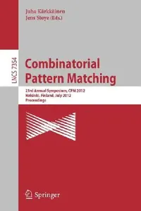 Buy Combinatorial Pattern Matching (English, Juha Kärkkäinen | Jens Stoye) — BookShops.in