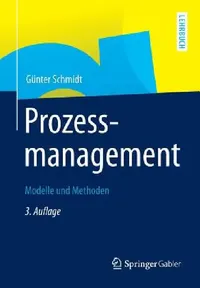 Buy Prozessmanagement (English, Günter Schmidt) — BookShops.in