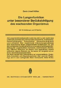 Buy Die Lungenfunktion Unter Besonderer Berücksichtigung Des Wachsenden Organismus (English, Gerd-Josef Hötter | K. Simon) — BookShops.in