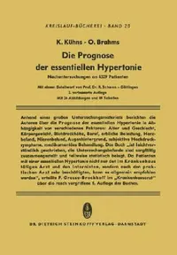 Buy Die Prognose Der Essentiellen Hypertonie (English, Klaus Kühns | R. Schoen | Otto Brahms) — BookShops.in
