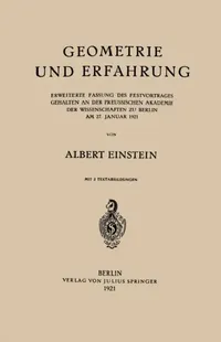 Buy Geometrie und Erfahrung (English, Albert Einstein) — BookShops.in