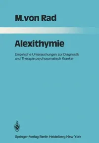 Buy Alexithymie (English, M. V. Rad) — BookShops.in