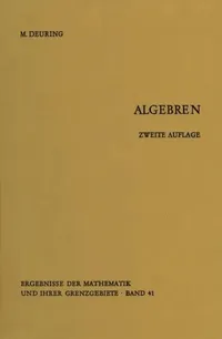 Buy Algebren (English, Max Deuring) — BookShops.in