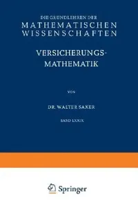 Buy Versicherungsmathematik (English, Walter Saxer) — BookShops.in