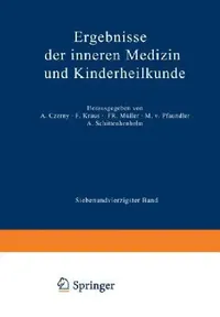 Buy Ergebnisse Der Inneren Medizin Und Kinderheilkunde (English, M. V. Pfaundler | A. Schittenhelm | A. Czerny) — BookShops.in