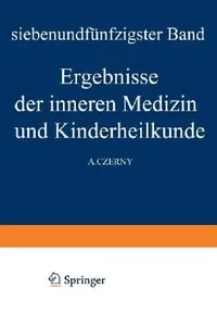 Buy Ergebnisse Der Inneren Medizin Und Kinderheilkunde (English, M. V. Pfaundler | A. Schittenhelm | A. Czerny) — BookShops.in