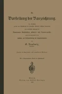 Buy Die Darstellung der Bauzeichnung (English, G. Benkwitz) — BookShops.in