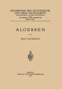 Buy Algebren (English, Max Deuring) — BookShops.in