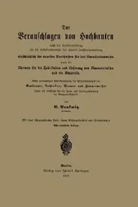 Buy Das Veranschlagen Von Hochbauten Nach Der Dienstanweisung Für Die Lokalbaubeamten Der Staats-Hochbau | by G. Benkwitz | Springer | by G. Benkwitz | Springer | by G. Benkwitz | Springer | by G. Benkwitz | Springer | by G. Benkwitz | Springer | by G. Benkwitz | Springer | by G. Benkwitz | Springer | by G. Benkwitz | Springer | by G. Benkwitz | Springer | by G. Benkwitz | Springer | by G. Benkwitz | Springer | by G. Benkwitz | Springer | by G. Benkwitz | Springer — BookShops.in