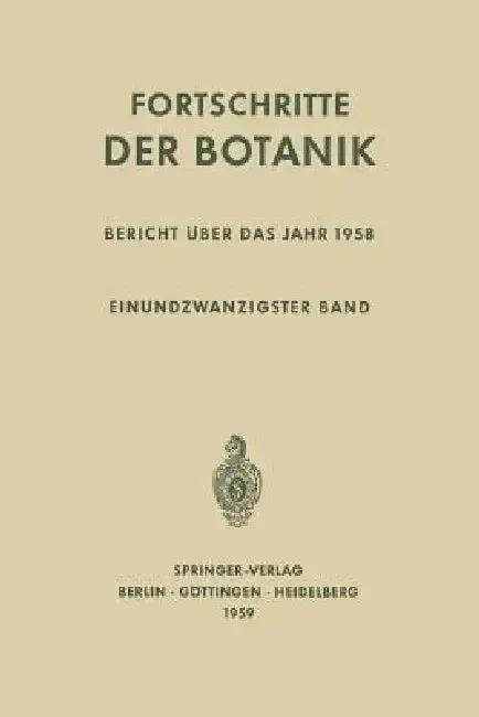 Bericht Über Das Jahr 1958 | by Ulrich Lüttge | Wolfram Beyschlag | Burkhard Büdel | Springer | by Ulrich Lüttge | Wolfram Beyschlag | Burkhard Büdel | Springer | by Ulrich Lüttge | Wolfram Beyschlag | Burkhard Büdel | Springer | by Ulrich Lüttge | Wolfram Beyschlag | Burkhard Büdel | Springer | by Ulrich Lüttge | Wolfram Beyschlag | Burkhard Büdel | Springer | by Ulrich Lüttge | Wolfram Beyschlag | Burkhard Büdel | Springer