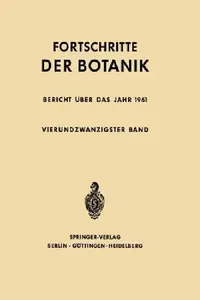 Buy Fortschritte Der Botanik (English, Erwin Bünning | Ernst Gäumann) — BookShops.in