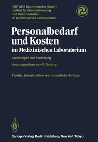 Buy Personalbedarf Und Kosten Im Medizinischen Laboratorium (English, K. Osburg) — BookShops.in