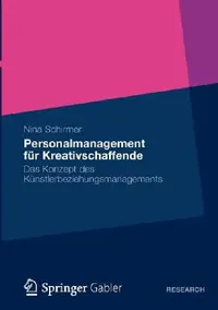 Buy Personalmanagement Für Kreativschaffende (English, Nina Schirmer) — BookShops.in