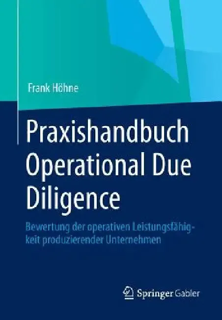 Praxishandbuch Operational Due Diligence (English, Frank Höhne)