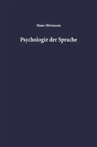 Buy Psychologie der Sprache (English, Hans Hörmann) — BookShops.in