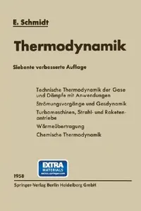 Buy Einführung in die Technische Thermodynamik und in die Grundlagen der chemischen Thermodynamik (English, Ernst Schmidt) — BookShops.in