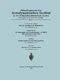 Buy Über Die Grundlagen Der Balkentheorie / Die Spannungen Und Formänderungen Von Balken Mit Rechteckige by Theodore Von Kármán | Springer | English | Paperback — BookShops.in