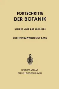 Buy Fortschritte Der Botanik (English, Erwin Bünning Heinz Ellenberg Kar Sitte) — BookShops.in