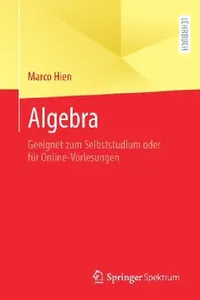 Buy Algebra (English, Marco Hien) — BookShops.in