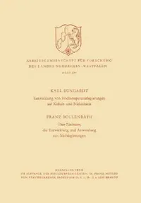 Buy Entwicklung Von Hochtemperaturlegierungen Auf Kobalt- Und Nickelbasis. Über Niobium, Die Entwicklung (English, Karl Bungardt) — BookShops.in