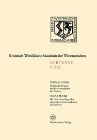 Buy Elektrische Organe Und Elektrorezeption Bei Fischen. Nervöse Grundlagen Der Akustischen Kommunikatio (English, Thomas Szabo) — BookShops.in