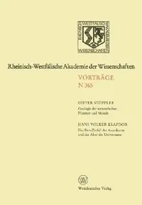 Buy Geologie Der Terrestrischen Planeten Und Monde. Der Beta-Zerfall Der Atomkerne Und Das Alter Des Uni (English, Dieter Stöffler) — BookShops.in