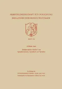 Buy Mathematische Analyse Von Sprachelementen, Sprachstil Und Sprachen (English, Wilhelm Fucks) — BookShops.in