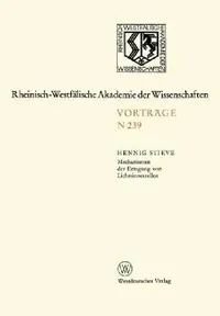 Buy Mechanismen Der Erregung Von Lichtsinneszellen (English, Hennig Stieve) — BookShops.in