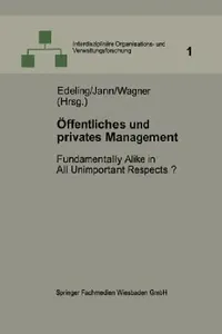 Buy Öffentliches Und Privates Management (English, Thomas Edeling | Werner Jann | Dieter Wagner) — BookShops.in