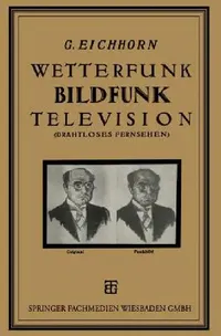 Buy Wetterfunk, Bildfunk, Television (English, Gustav Eichhorn) — BookShops.in