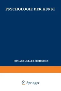 Buy Psychologie Der Kunst (English, Richard Müller-Freienfels) — BookShops.in