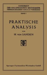 Buy Praktische Analysis (English, Horst Von Sanden) — BookShops.in