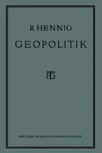 Buy Geopolitik (English, Prof Dr Richard Hennig) — BookShops.in