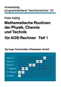 Buy Mathematische Routinen Der Physik, Chemie Und Technik Für Aos-Rechner (English, Peter Kahlig) — BookShops.in