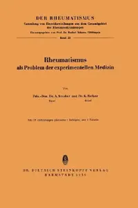 Buy Rheumatismus (English, A. Studer) — BookShops.in