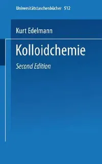 Buy Kolloidchemie (English, K. Edelmann) — BookShops.in