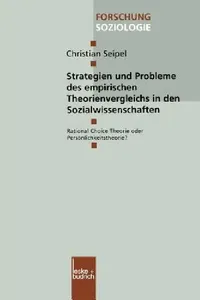 Buy Strategien Und Probleme Des Empirischen Theorienvergleichs in Den Sozialwissenschaften (English, Christian Seipel) — BookShops.in