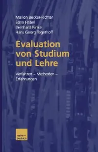 Buy Evaluation Von Studium Und Lehre (English, Marion Becker-Richter | Edna Habel | Bernhard Rinke) — BookShops.in