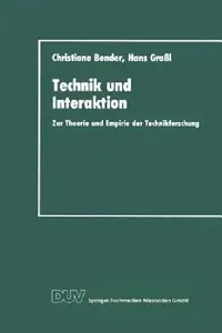Buy Technik Und Interaktion (English, Christiane Bender | Hans Grassl) — BookShops.in