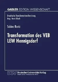 Buy Transformation Des Veb Lew Hennigsdorf (English, Sabine Reetz) — BookShops.in