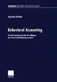 Buy Behavioral Accounting (English, Augustin Süßmair) — BookShops.in