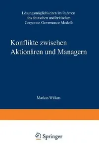 Buy Konflikte Zwischen Aktionären Und Managern (English, Gabriele Varga Von Kibed) — BookShops.in
