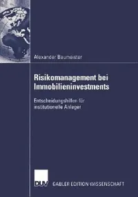 Buy Risikomanagement Bei Immobilieninvestments (English, Alexander Baumeister) — BookShops.in