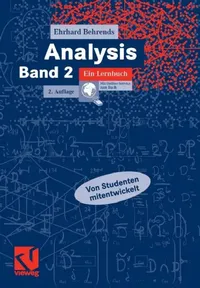Buy Analysis Band 2 (English, Ehrhard Behrends) — BookShops.in