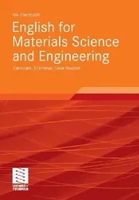 Buy English for Materials Science and Engineering (English, Iris Eisenbach) — BookShops.in