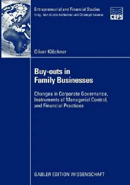 Buy-Outs in Family Businesses (English, Oliver Klöckner)