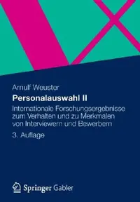 Buy Personalauswahl II (English, Arnulf Weuster) — BookShops.in