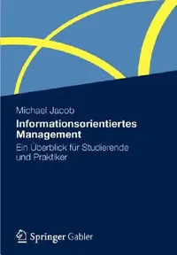 Buy Informationsorientiertes Management (English, Michael Jacob) — BookShops.in