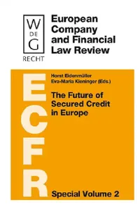 Buy The Future of Secured Credit in Europe (English, Horst Eidenmüller) — BookShops.in